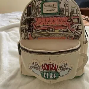 friends central perk brown mini backpack Domed Coffee Mug Scented Features the facade of the Simpsons house on one side and an interactive living room on the other Loungefly Friends 90s TV Central